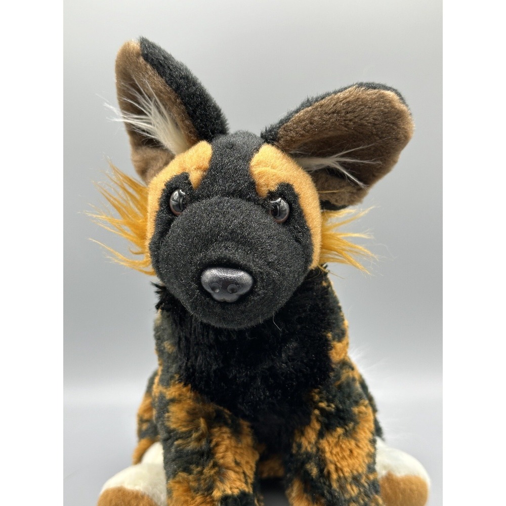 Wild Republic African Wild‎ Dog Hyena Plush 12" Stuffed Animal Realistic Soft